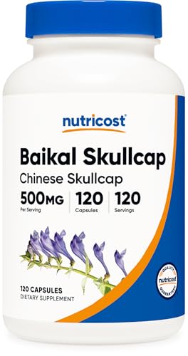Nutricost Nutricost Baikal Skullcap 500mg, 120 Vegetarian Capsules, Gluten-Free sold by Nutricost - Amazon Seller - US