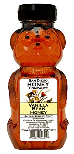 Miel natural con vainilla 12 oz San Diego Honey