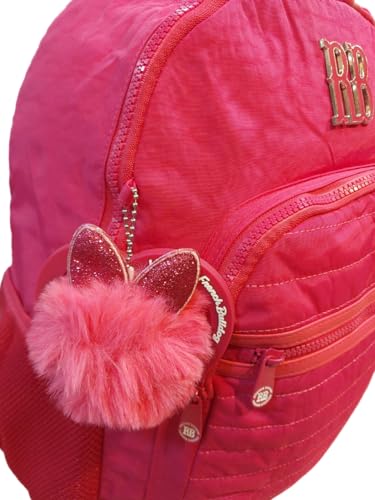 Mochila crinkle matelassê Rebecca Bonbon Chaveiro Rosa RB24041 (Rosa)
