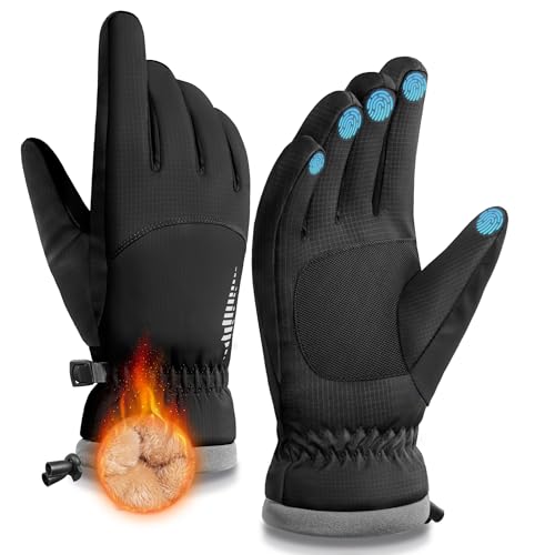 SIMARI Winter Waterproof Warm Gloves Women Men...