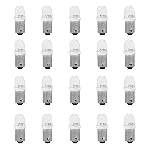 20 stks T11 T4W BA9S H6W 1895 Bolle 1LED Auto LED Wit Dashboard Gloeilamp T11 Dashboard Licht 12 v Gauge Leeslamp Lamp - Afbeelding 8