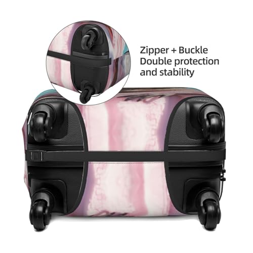 Island Vacation Guinea Pig Luggage Cover Protector Anti-Scratch Washable Fits 18-32 Inch Luggage-Large4
