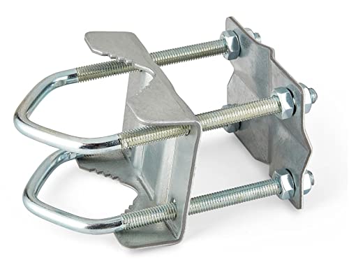 PTP-20 8 Nut Pole To Pole Clamp, Silver - Image 3