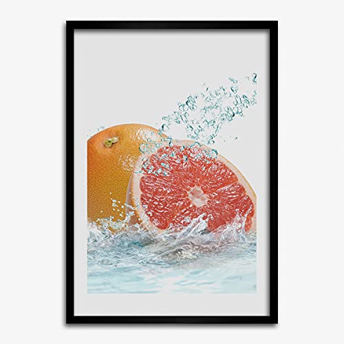 Cadre MDF 50x70 cm Tulup en bois pour tableau et affiche pamplemousse