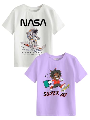 Image of Dagcros Half Sleeve Round Neck Cotton Tshirt for Boys