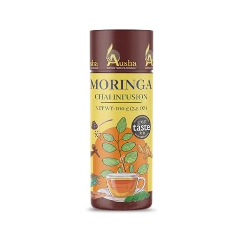 Ausha Moringa Tea Chai with Spices Cover
