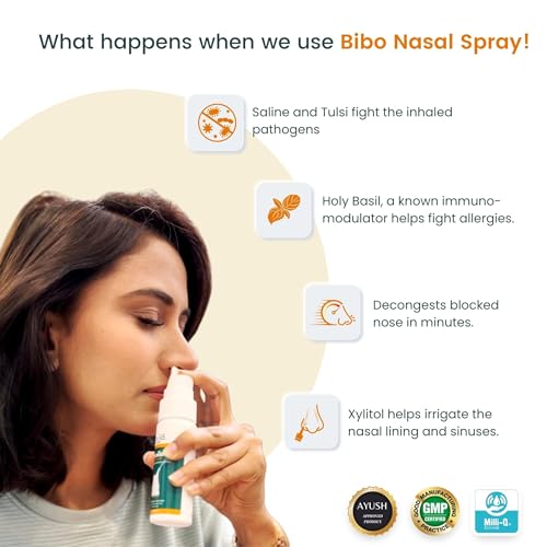 Image of Bibo Spray - Multiple Symptom Saline Nasal Spray | 60ML