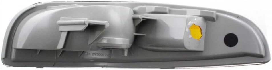 CarLights360 For 1997-2004 Chevy Corvette Pair Driver and Passenger Side Turn Signal/Side Marker Light Lens and Housing Only GM2520186 GM2521186 | 10301357 10301356