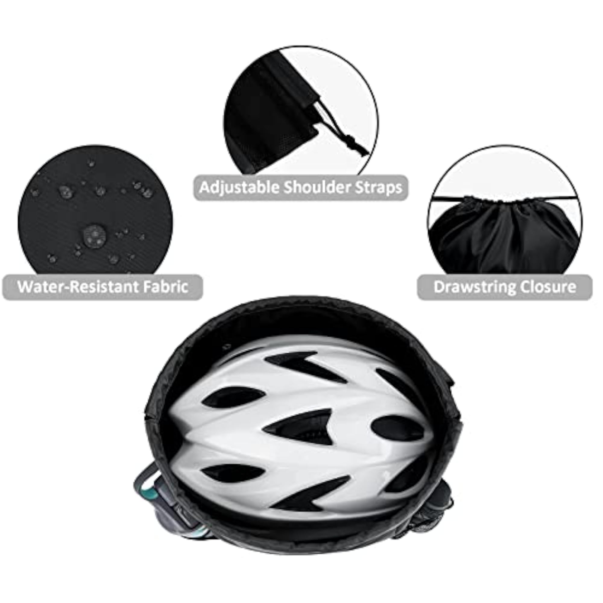 Drawstring Backpack with Shoulder Pad for Sports