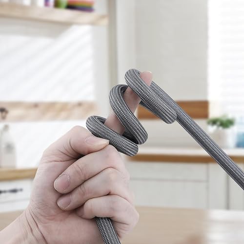 Ersatz-Schlauch-Set für Hansgrohe Küchenarmaturen, Metall- und Nylon-Konstruktion, zertifiziert für Sicherheit und Haltbarkeit