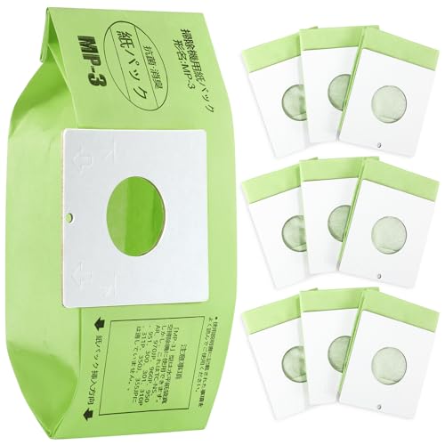 MP-3 三菱 掃除機 紙パック互換製品 10枚入 抗菌消臭クリーン MP-3a MP-7a MP-9aと同じ仕様 横形専用Be-Kシリ-ズ TC-FD2E-N/TC-FD2E-W/TC-FJ2E5-S/TC-FM2E-S/TC-GS2E5-Y/TC-FD2D-N/&mldr; (10個入り)