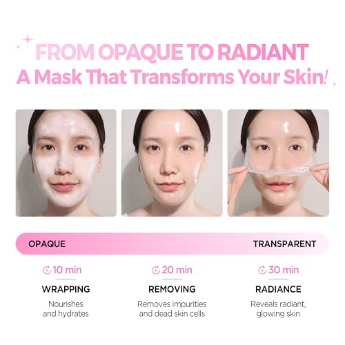 Image of KLAVUU Actress Backstage Glow Peel Off Face Mask for Glass Skin (2.4oz) | Radiance boost, deep hydration, peony complex, peeling and exfoliating, silky smooth, dewy glass skin, Korean skincare