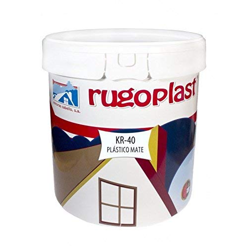 Rugoplast pintura plástica mate lavable interior / exterior, kr-40, blanco Cover