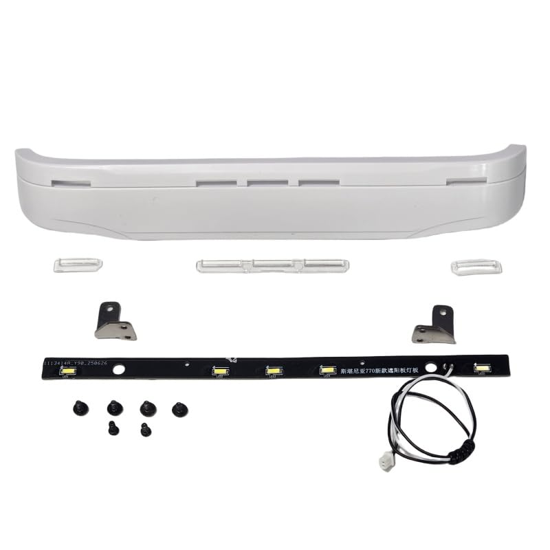 Pare-soleil LED pour Tamiya 1/14 tuning cabine Scania 770S maquette radiocommandée