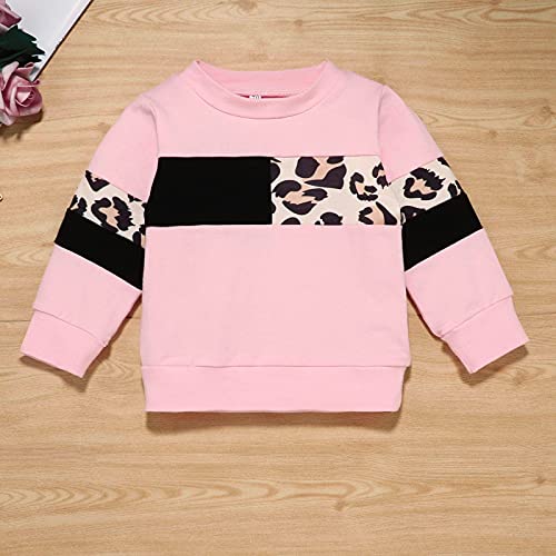 U·nikaka Toddler Girl Clothes Sweatshirt Outfits Sweatsuit Winter Fall Sweatpants 2Pcs Black White Pink Red Purple3