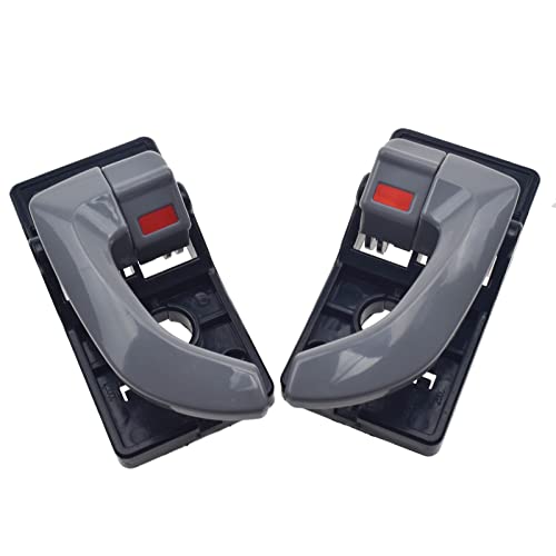 Conjunto de 4 maçanetas internas cinza FL FR RL RR para Hyundai Tucson 2006-2009