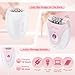 Epilator,Epilator for Women Facial Hair Removal Rechargeable,2 Speeds Hair Removal,Hair Removal Device with 36 Tweezers,Hair Removal for Women Legs/Face/Bikini/Arms,Womens Electric Shaver Smooth Skin
