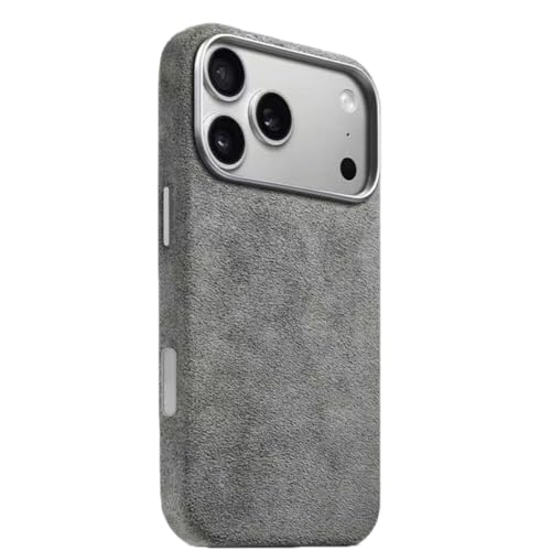 Coque en suédine pour iPhone 17 Pro Max, finie la coque sale avec ce dos lavable