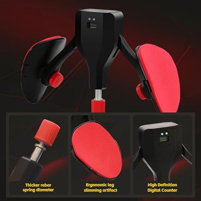 Thigh Trainer Hip Trainer Kegel Exerciser 77 Lb, Leg and Inner Thigh Strength Exercise Equipment,Hip Shaper Trainer Machine,Pelvic Floor Strengthening Device,Legs Workout Equipment