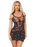 👗 Zeitlose Eleganz: Die konturierende Passform und das bezaubernde bodenlange Design betonen Ihre Kurven auf stilvolle Weise. Das Paket enthält ein dazu passendes Bodystocking, das den Look vervollständigt und Ihre Schönheit umrahmt.