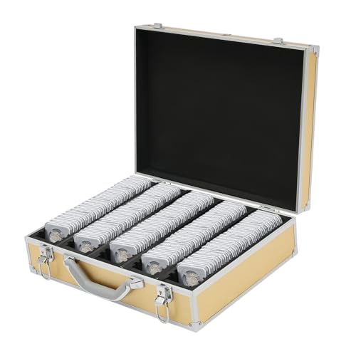Caja para almacenamiento de monedas de aluminio 16.5x12.5x4.5 pulg miniatura 1