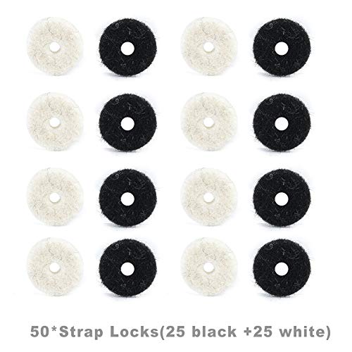 Guitar Strap Locks, Strap Felt Strap Button Washers, Felt Washer Button Felt Washer Guitar Tail Nail Washer Strap Lock Pad Felt Washers Guitar Parts Guitar Replacement Musical