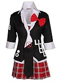 HOLRAN US Women Junko Enoshima Cosplay Costume (Women-XXL)