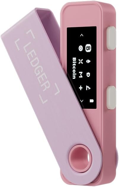 Nano S Plus Signer – The accessible Way to Manage Your Crypto & NFTs securely (Ledger Wallet for Desktop and Android only) – Pastel Pink