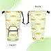 VEKELEE Insulated Water Bottle Carrier with Adjustable Strap Easter Style Water Bottle Holder Bag with Pockets