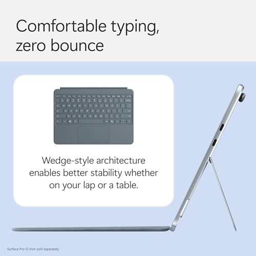 Microsoft Surface Pro Keyboard and Slim Pen 2 Bundle for Surface Pro 12" Device, Alcantara Material, Ocean - image 8