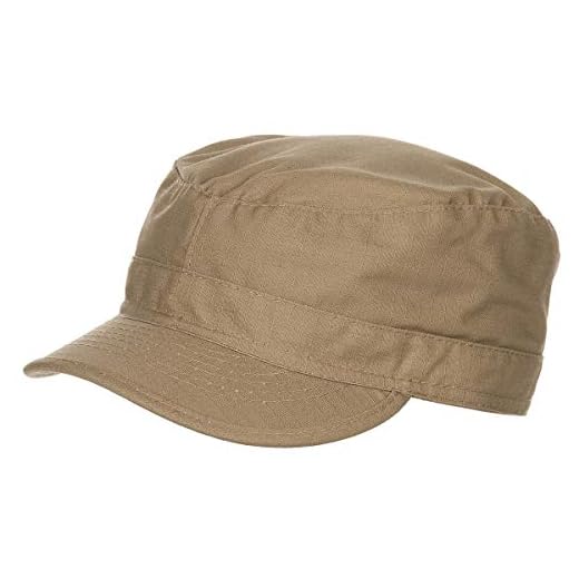 MFH Homme Ripstop BDU Casquette Militaire Coyote Tan Taille L