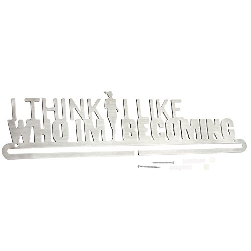 Juvale 1 Piece Sports Medal Display Hanger - Stainless Steel Marathon Medal and Bib Display Hanger for Runners, Gymnasts, Athletes - 11.93 x 3.03 x 0.1 inches