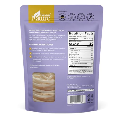 Gluten Free Palace Wonder Noodles Variety Pack Organic Keto Pasta | Zero Carb Noodles | Kosher, Vegan - Friendly, No Sugar thumb #2