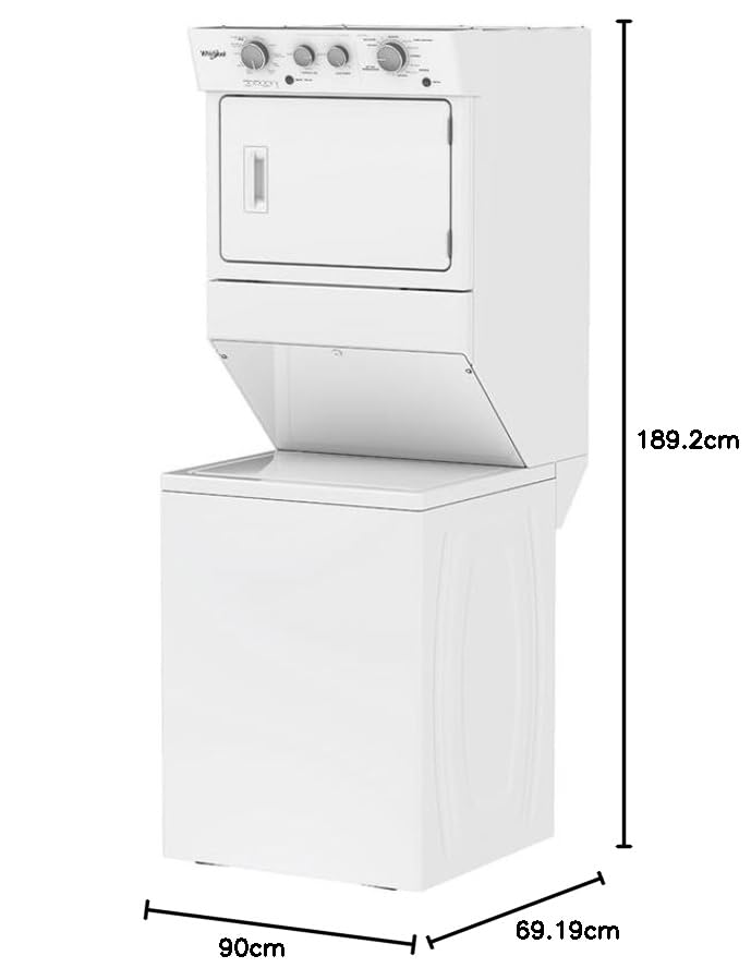 Secadoras, Kitchen lavadora maytag 20 kg blanca 7mmvwc416fw Marca Whirlpool (3)