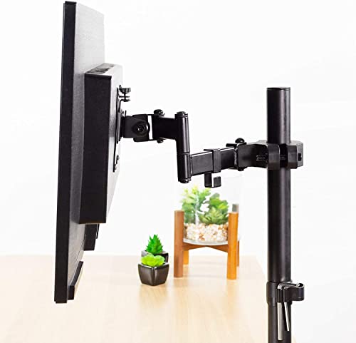 Support poteau TV LCD LED orientable Techly 107159 moniteur 17-32 noir - 6