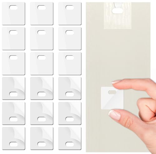 Anyongora 100Pcs Vertical Blinds Replacement Slats Repair Kit – Transparent PVC Tabs with Strong Adhesive – No Tools Needed, Easy Fix for Home, Office, Rental, and DIY Window Blind Repairs