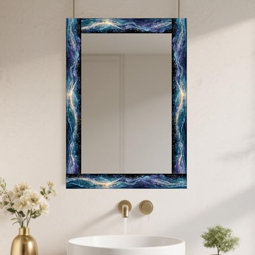 Image of Nuxovilar Starry Wave Abstract Peel Stick Border PVC 3.94x16.4'