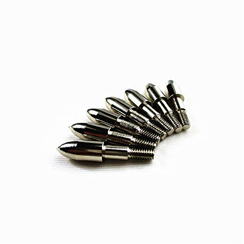 Zhantyi Id 0.246”/6.2Mm Screw-In Archery Field Points 100 Grain Stainless Steel Arrow Tips Targeting Hunting Broadheads (12Pcs) #TOP1