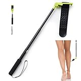 Back Shaver Extension Handle，Razor Extension Handle for Men,Long Handled Razor for Legs and Body,Adjustable Angle Back Trimmer with Telescopic 13-25 Inch Handle, Ideal for Elderly and Self-Care