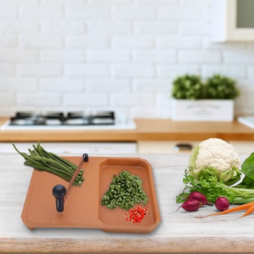 Image of Plastic and Metal Cut N Wash Chopping Board with Knife Cut-N-Wash