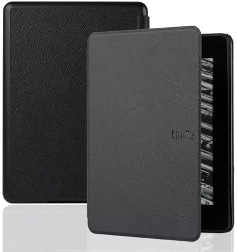 Capa Para Kindle Paperwhite 11ª Geração 6,8” (Modelos 2021 – M2L3EK e M2L4EK) – Auto Hibernação – Fechamento Magnético – Leve, Rígida e com Encaixe Perfeito (Preto)