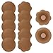 RIFNY Nipple Cover - Damen Nippelabdeckung Nippel Covers aus Silikon Nippelpads Wiederverwendbar und Selbstklebende Brustwarzen Abdeckungen Nippel Aufkleber, 6.6 cm, Coffee