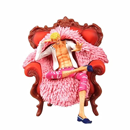 One Piece Anime Don Chisciotte Doflamingo Doll Premium no tóxico Action PVC Figuras coleccionables Model Toy Cover