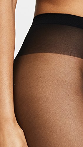 Wolford Individual 10 Tights For Women Sheer Shaping Pantyhose Reinforced Panty Shadow Toe Soft Waistband for All-Day Comfort Black Black Small3