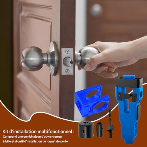 Kit de instalación de manijas de puerta para renovar ventanas y armarios 2