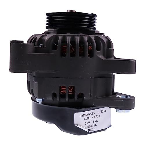 Image of HOLDWELL 12V Alternator 8M0057693 8M0062515 8M0065239 compatible with Mercury Marine Outboards 150 H.P 2012-On 4-Groove Pulley 64mm OD
