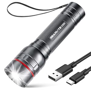 GEARLITE Linterna LED Recargable, 2...