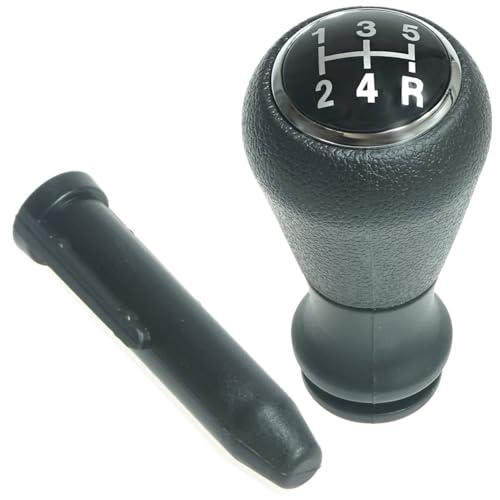 Newtown2700-parts Pomo de palanca de cambios y adaptador de 5 velocidades compatible para Citroen C3 C4 Peugeot 206 207 306 307 308 406 407 605 807