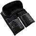 CHRLEISURE Women's Winter Thick Velvet Leggings Warm Solid Color Elastic Pants Black