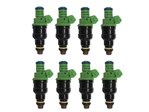 DEEPSOUND Set (8) 42lbs 440CC Top Racing Fuel Injectors Replaces for 0280150558 42lb /hr EV1 02044006 B02B440X8
